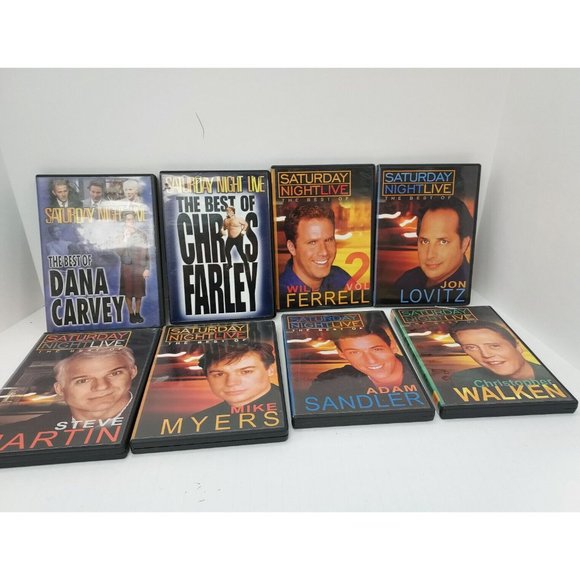DVD SNL "Best Of" Pack  8 Cases ©1999-2007 Carvey, Farley, Farrell, Sandler, Etc - Picture 2 of 4